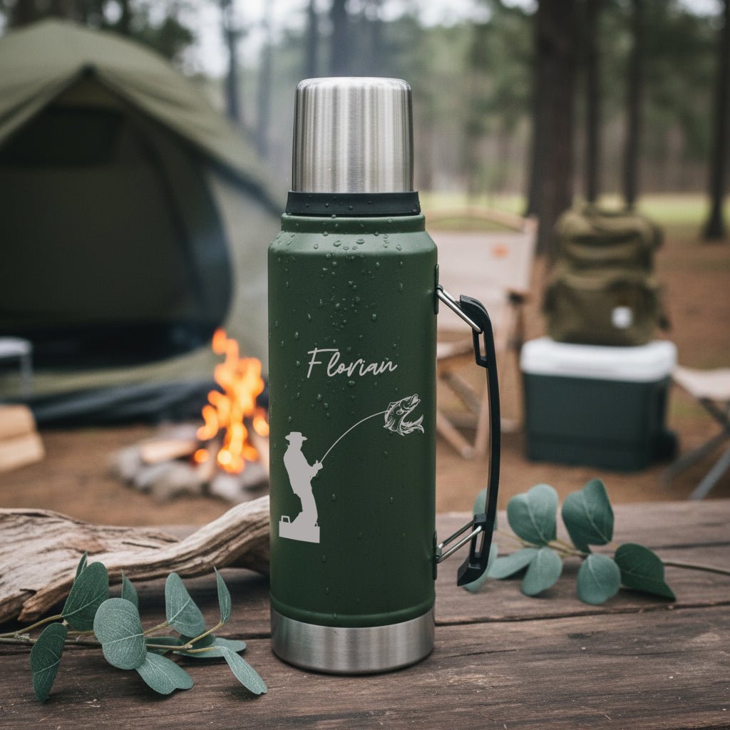 Thermosflasche - Angler - Abenteuernah