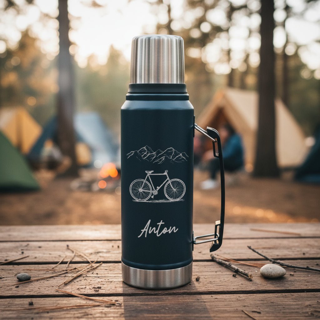 Thermosflasche - Fahrrad - Abenteuernah