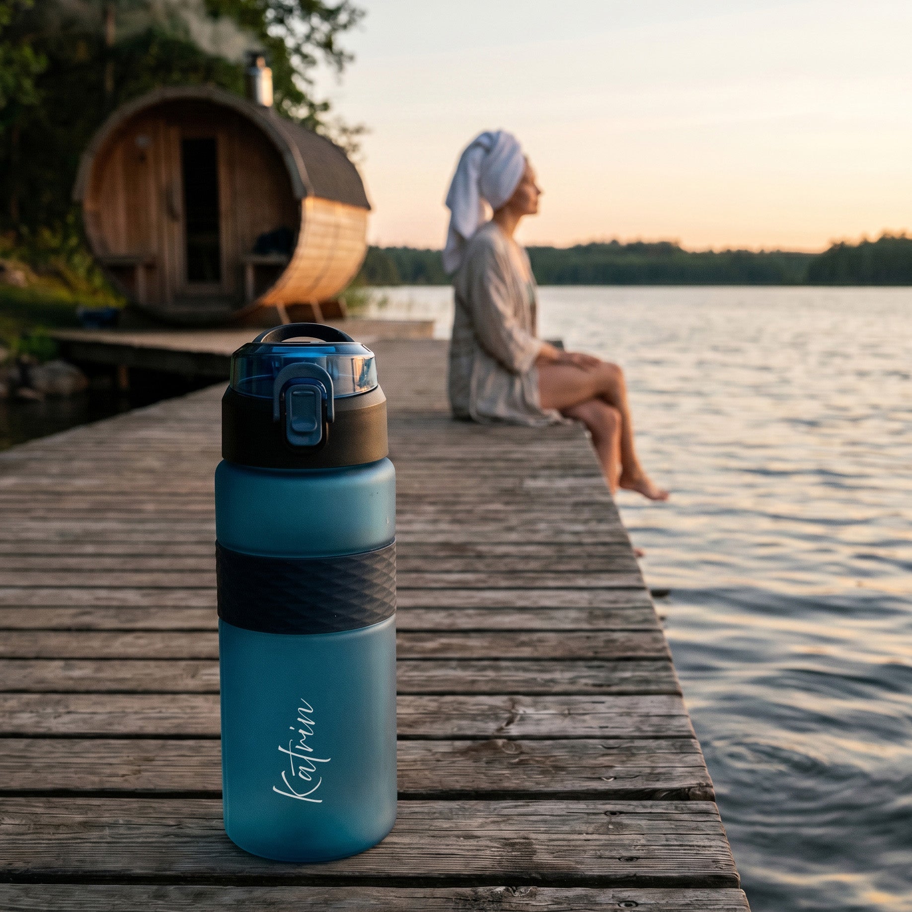 Trinkflasche aus RPET personalisiert - Abenteuernah