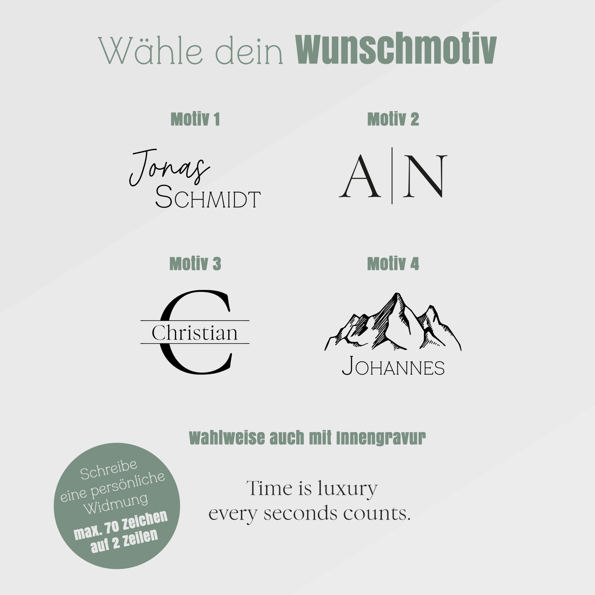 Uhrenbox personalisiert - Wunschdesign - Abenteuernah