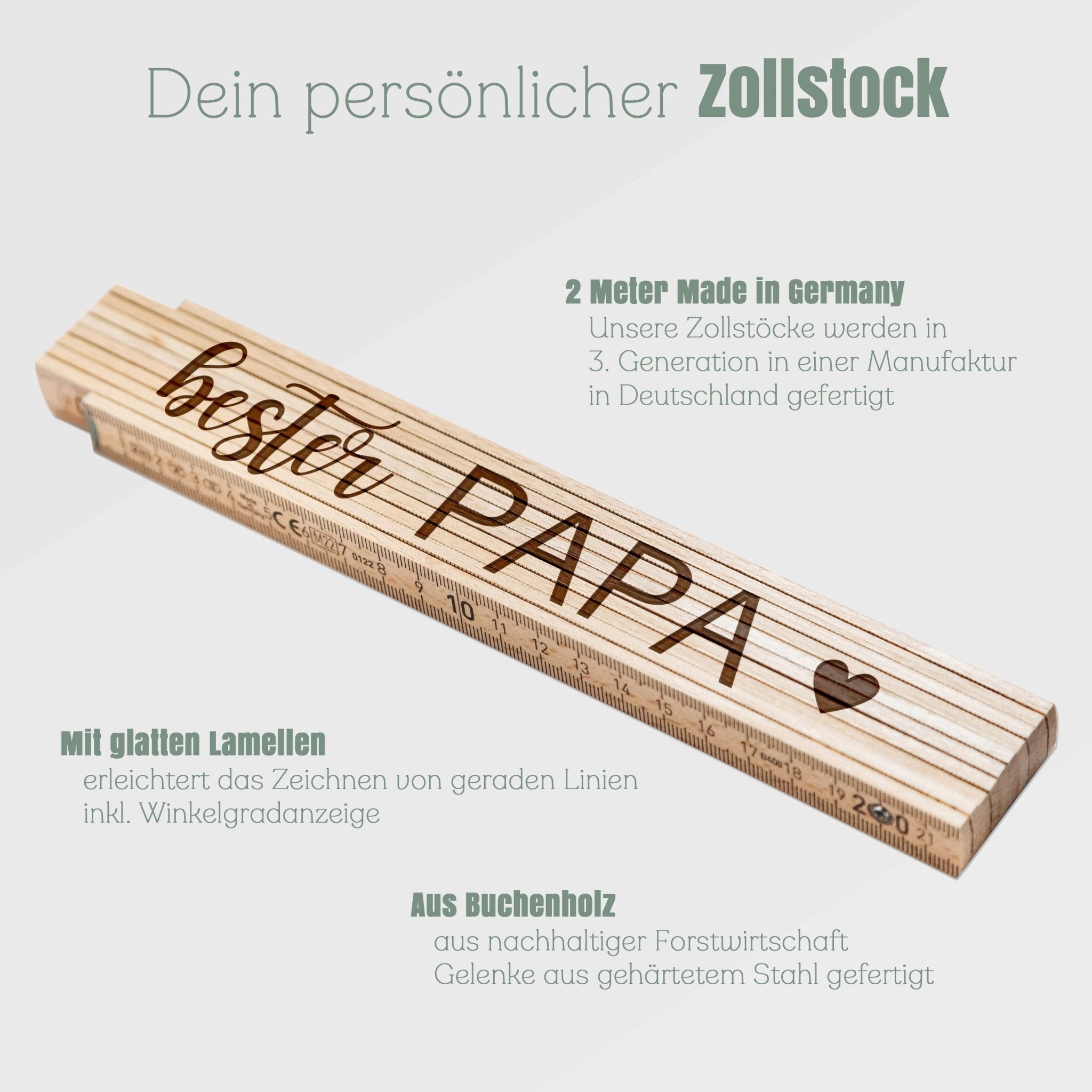 Zollstock - bester Papa - Abenteuernah