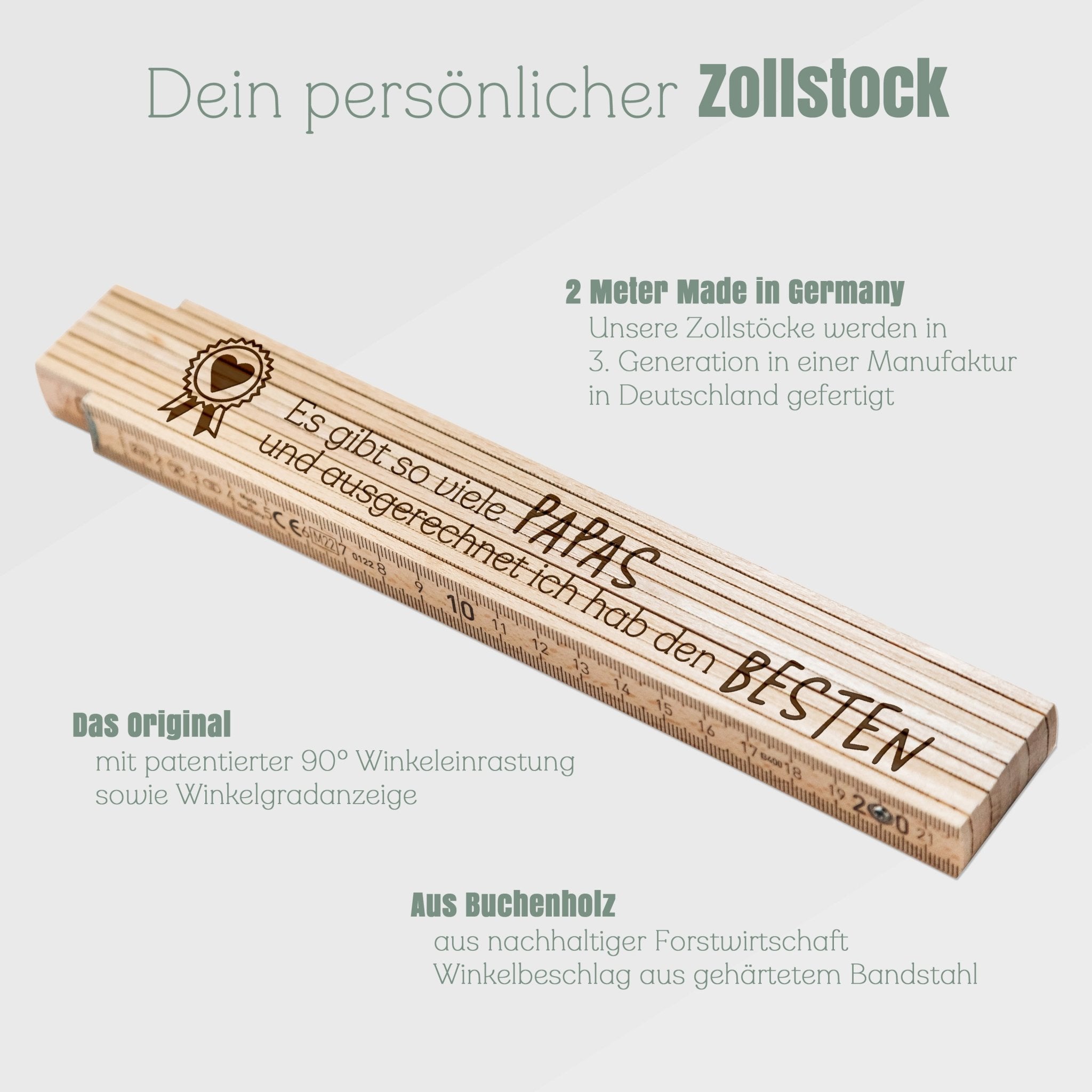 Zollstock - "Viele Papas, ich/wir hab/en den Besten" - Abenteuernah