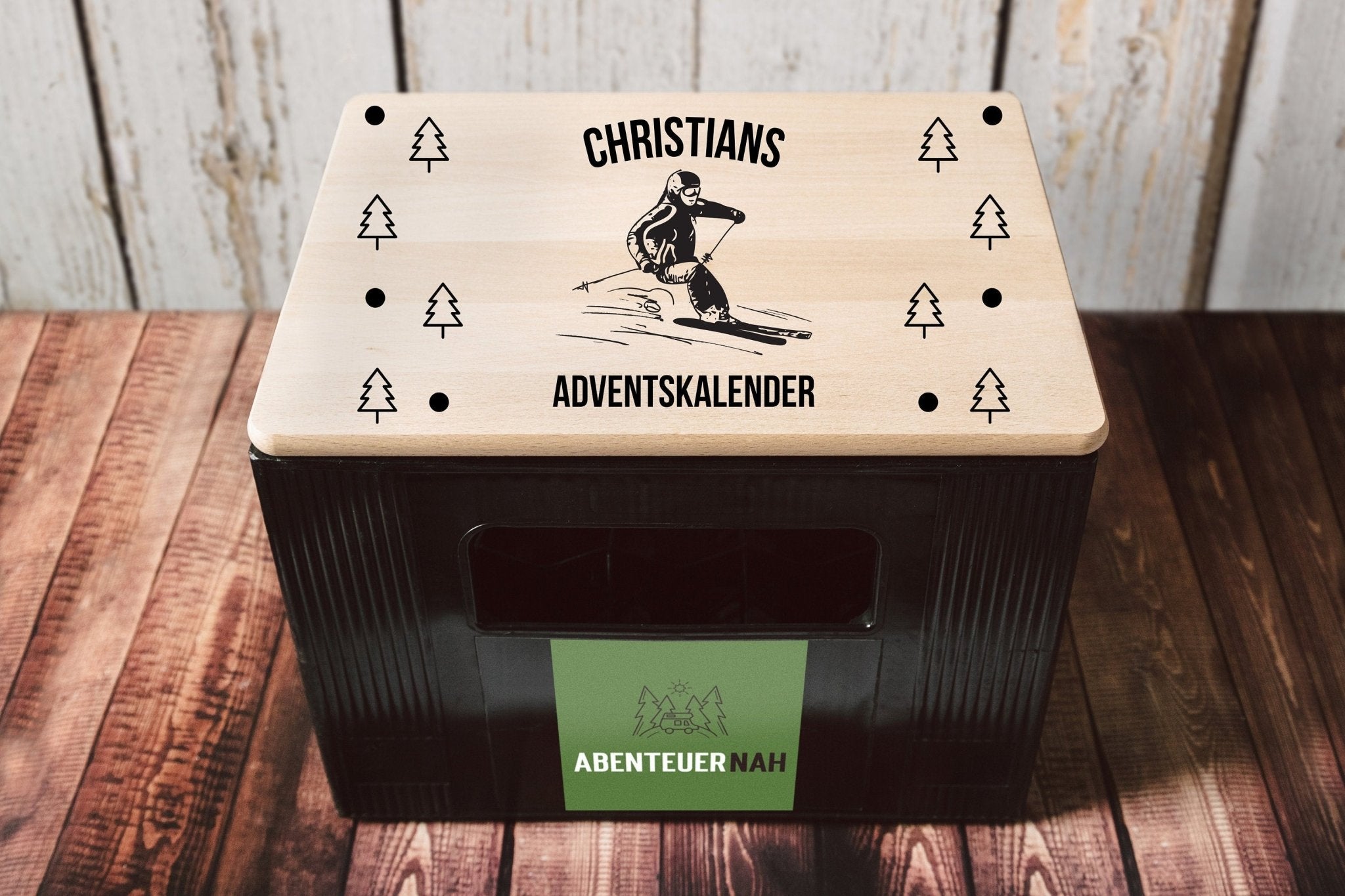 Adventskalender Bierkastensitz - Ski Fahrer - Abenteuernah