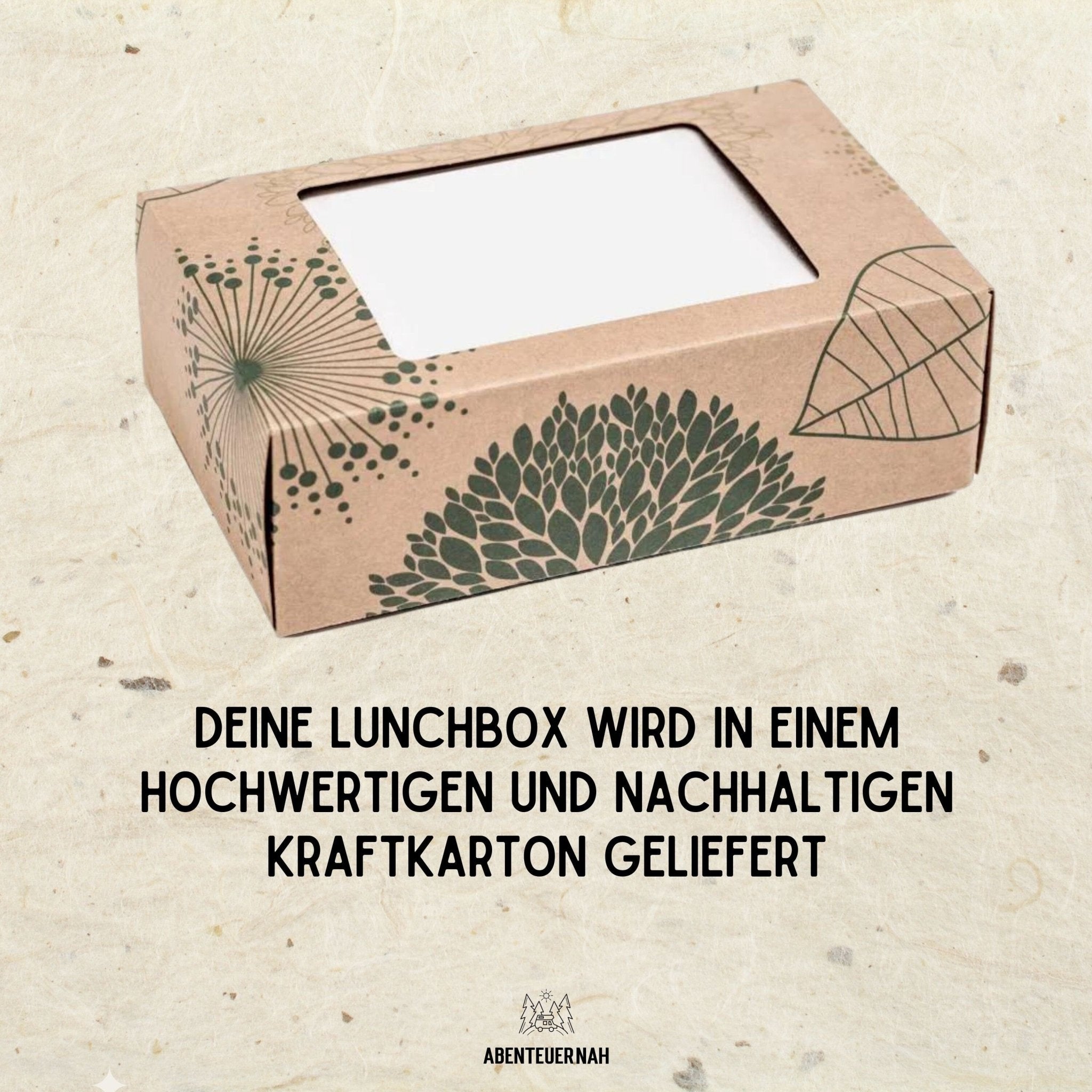 Brotdose Edelstahl silber - Wohnwagen Snacks - Abenteuernah