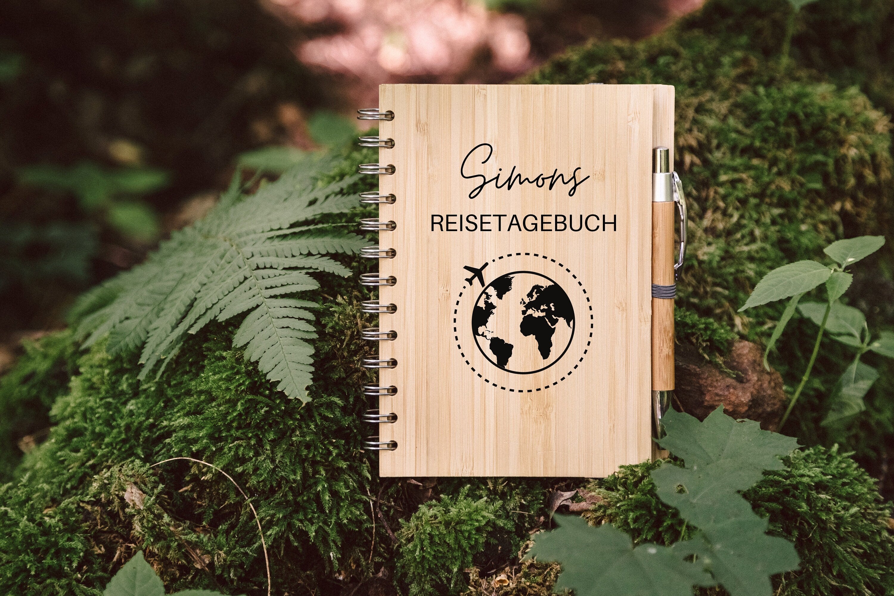 Reisetagebuch, Notizbuch personalisiert, Geschenke für Männer, Männer Geschenk, Geschenk Mann, Notizbuch Mann - abenteuernah