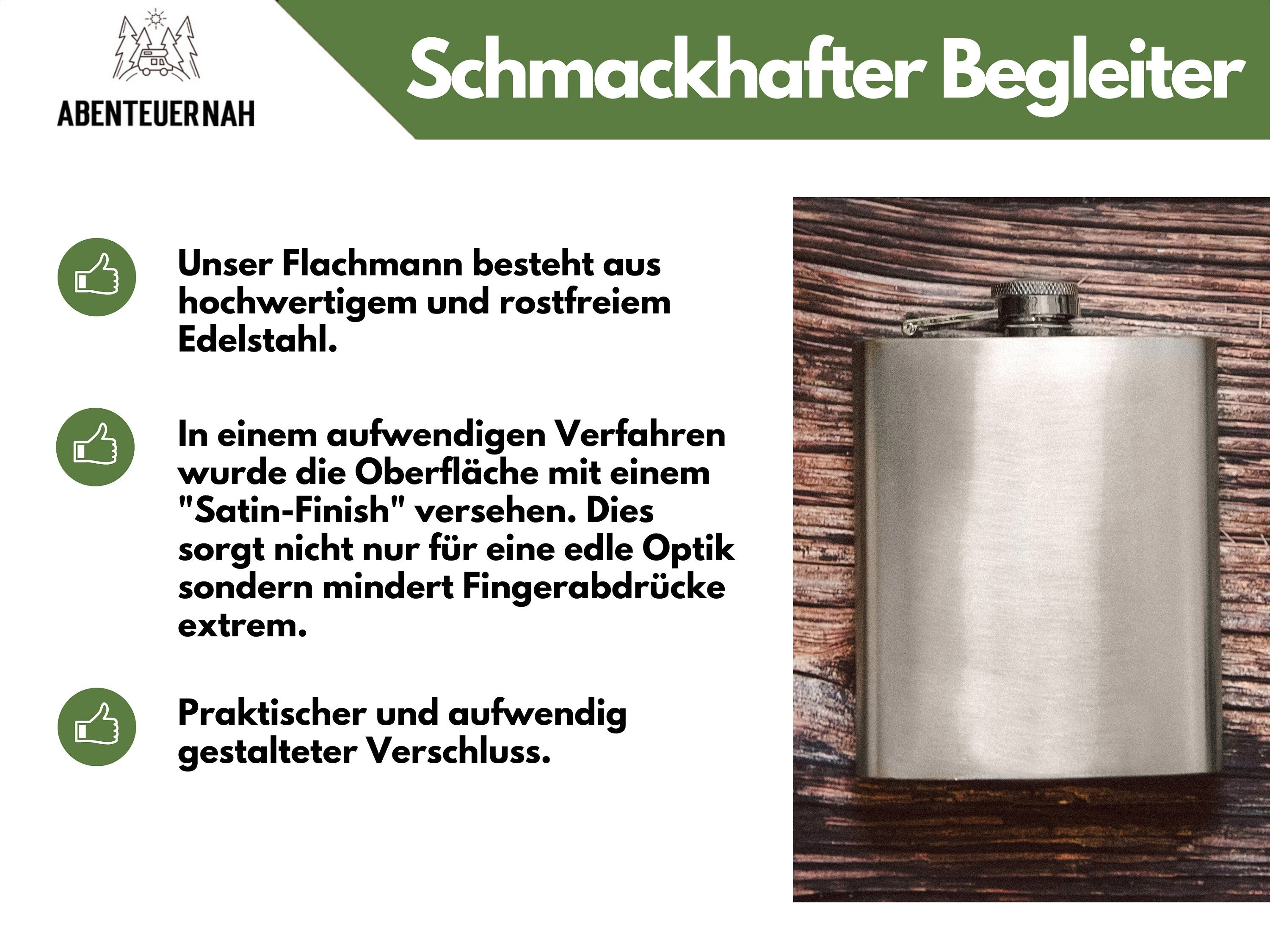 Flachmann Edelstahl, Flachmann Trauzeuge, Flachmann Hochzeit, Flachmann, Flachmann personalisiert, Flachmann mit Gravur - abenteuernah