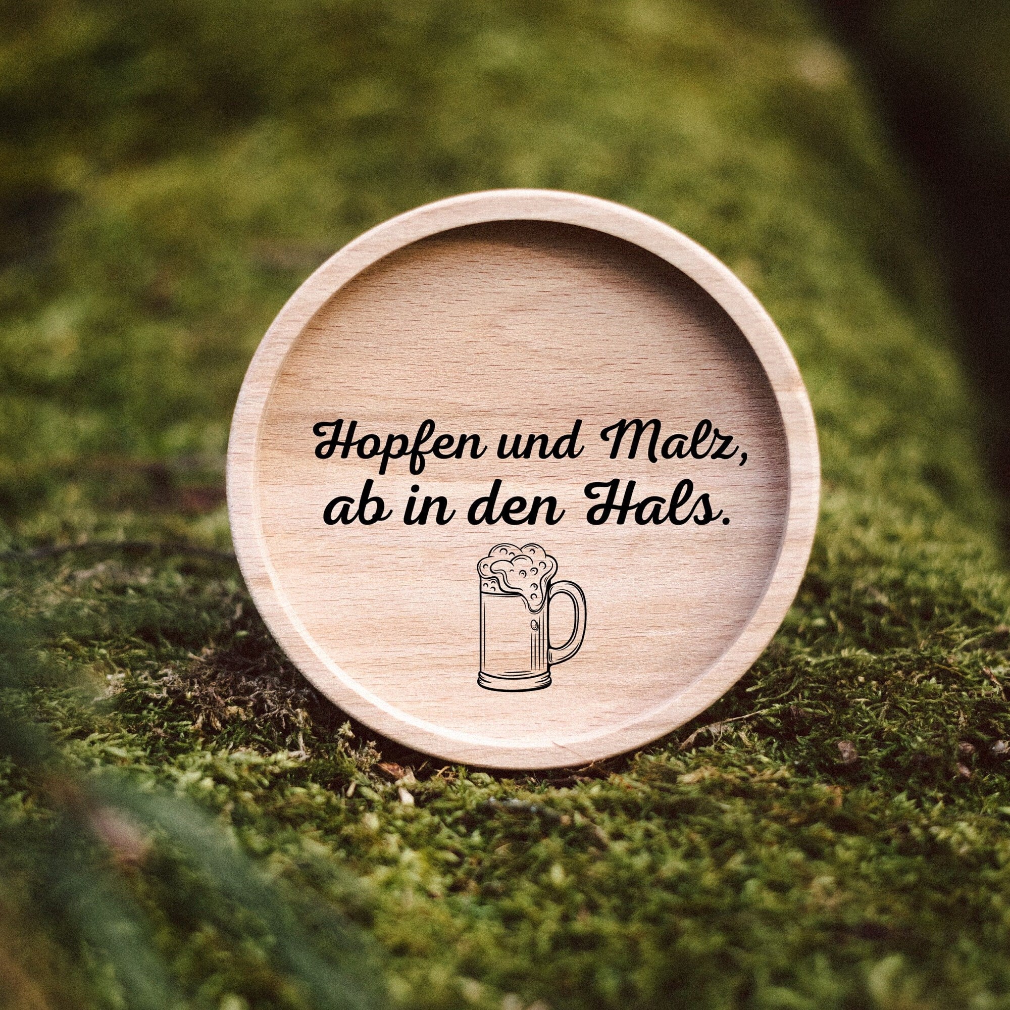 Glasuntersetzer, Untersetzer für Gläser, Untersetzer personalisiert, Untersetzer Holz, Geschenke für Männer, Home Deko - abenteuernah