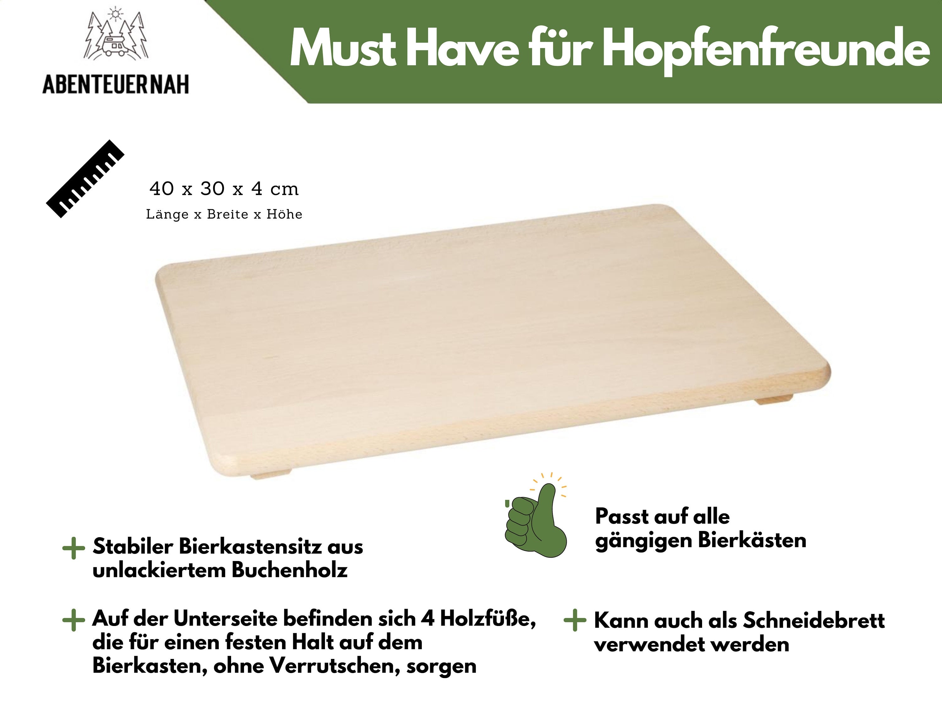 Geschenke für Männer, Bier, Bier Geschenke für Männer, Bierkastensitz, Bierkiste, Herrengeschenke, Mann Geburtstagsgeschenk - abenteuernah