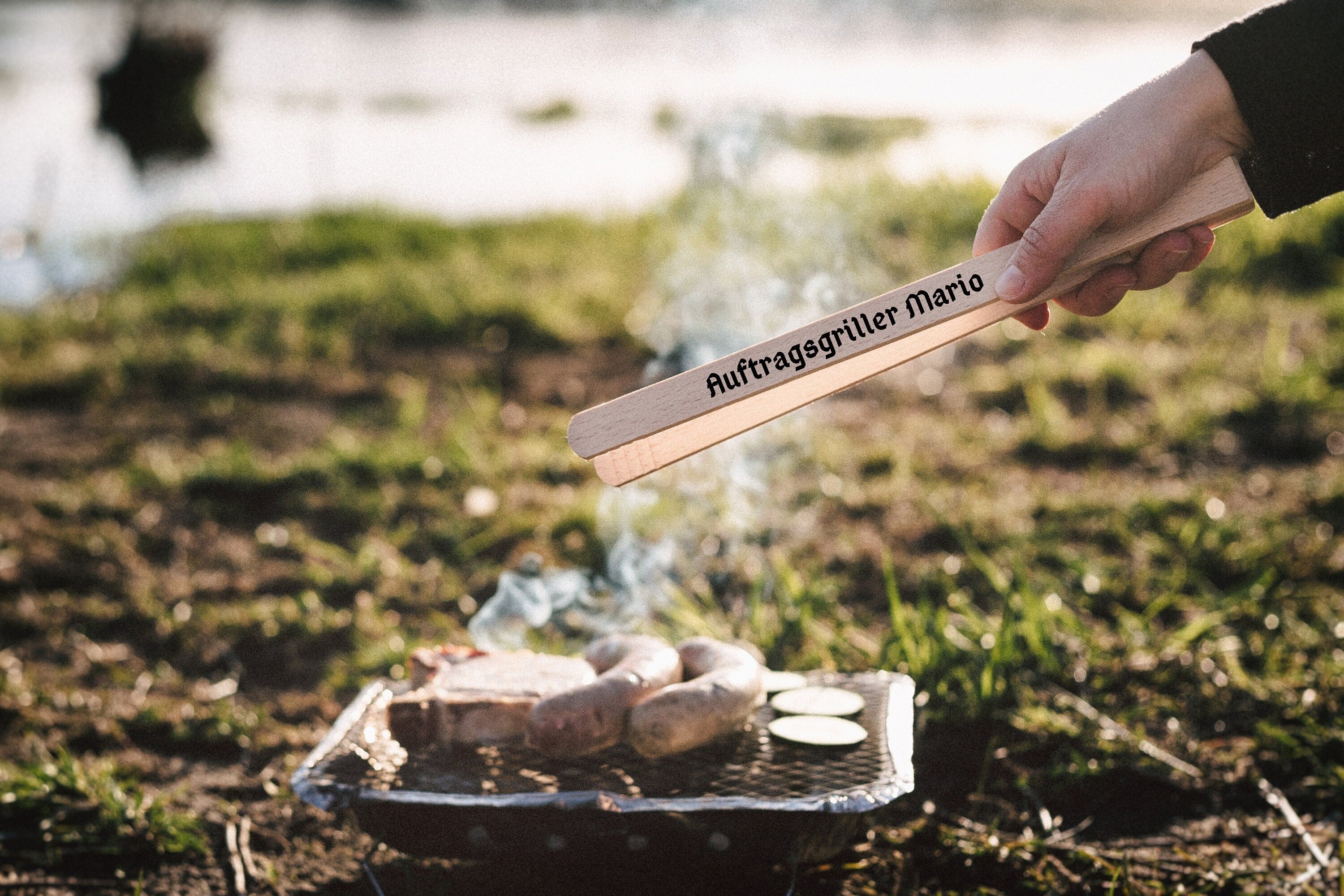 Grillzange personalisiert, Geschenke für Männer, Vatertag Opa, Geschenk zum Vatertag, Grillzange, Papa Geschenk - abenteuernah