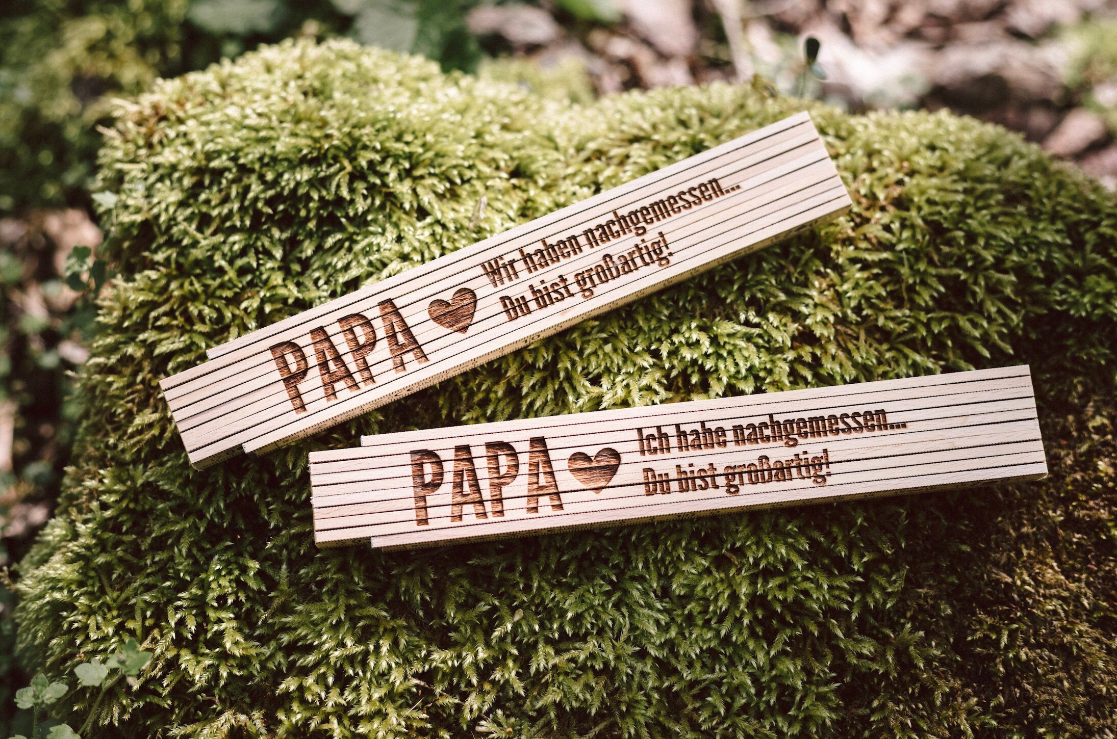 Vatertagsgeschenk, Geschenke für Männer, Papa Geburtstagsgeschenk, Zollstock Papa, Geschenk Papa, Bester Papa - abenteuernah