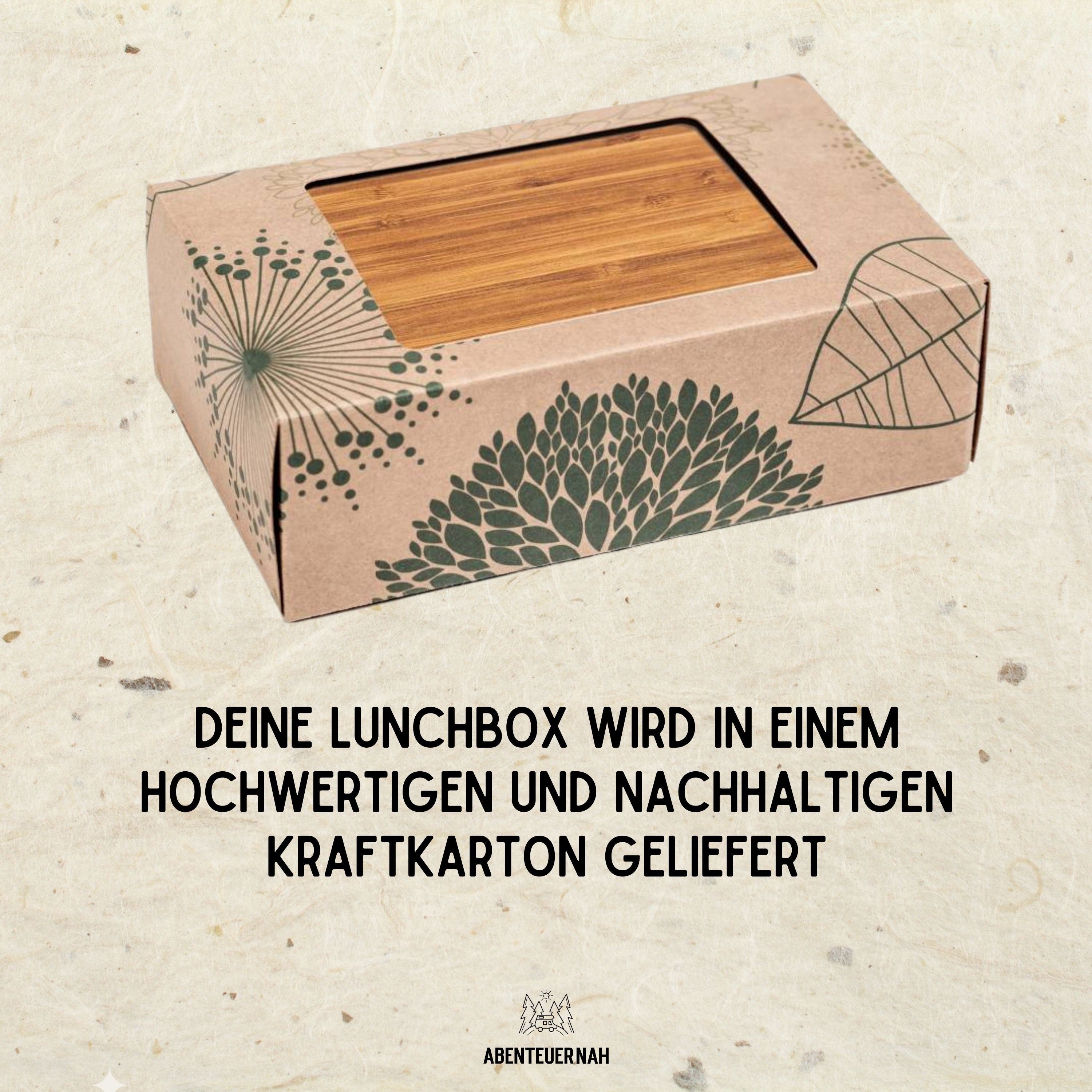 Brotdose Hirsch, Jäger Geschenk, Lunchbox Jäger, Geschenk Opa, Brotdose Jagd, Große Brotdose, Brotdose Holz - abenteuernah