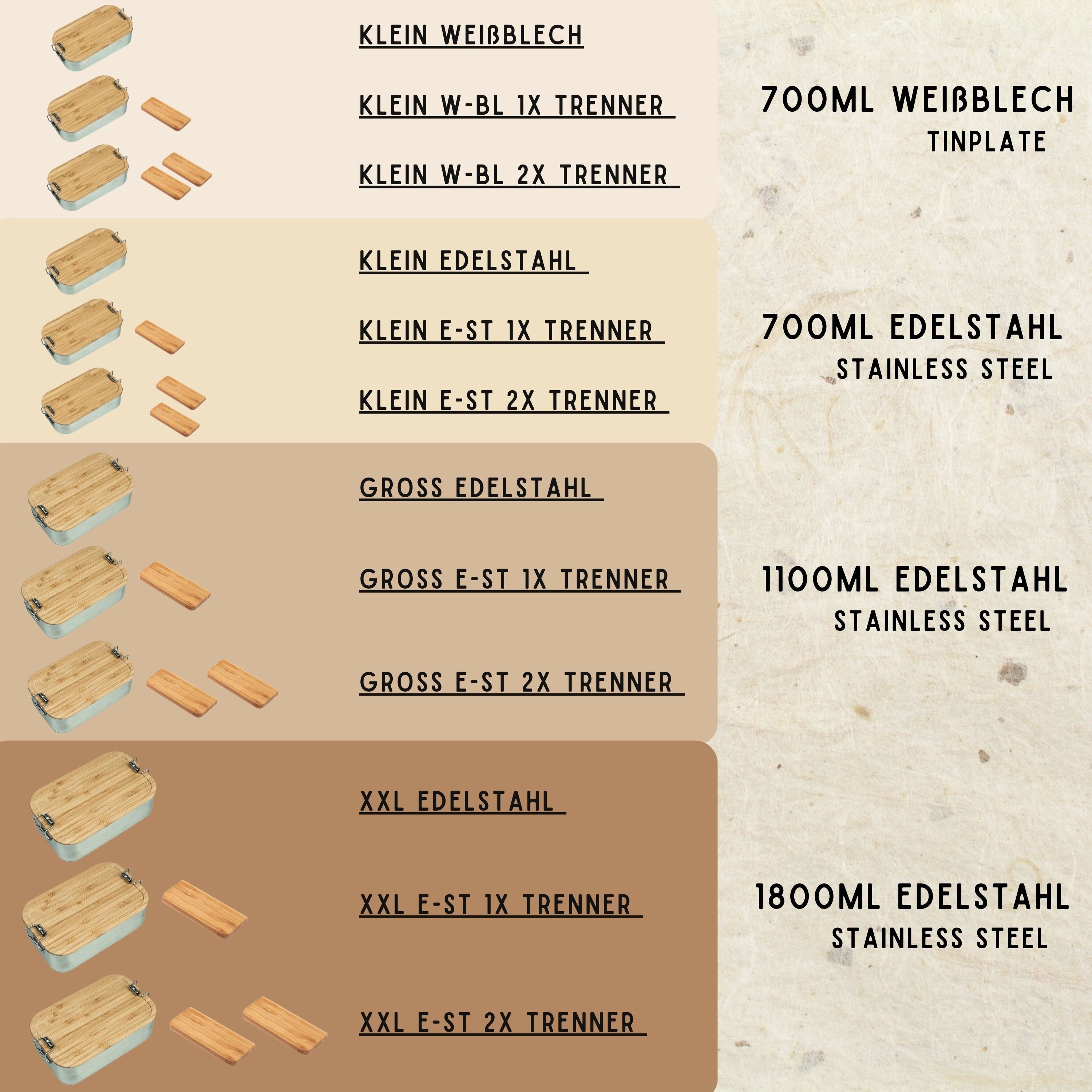 Brotdose personalisiert, Edelstahl Brotdose Trennsteg, Lunchbox Holz mit Name, Brotdose Kind, Geschenke für Männer - abenteuernah