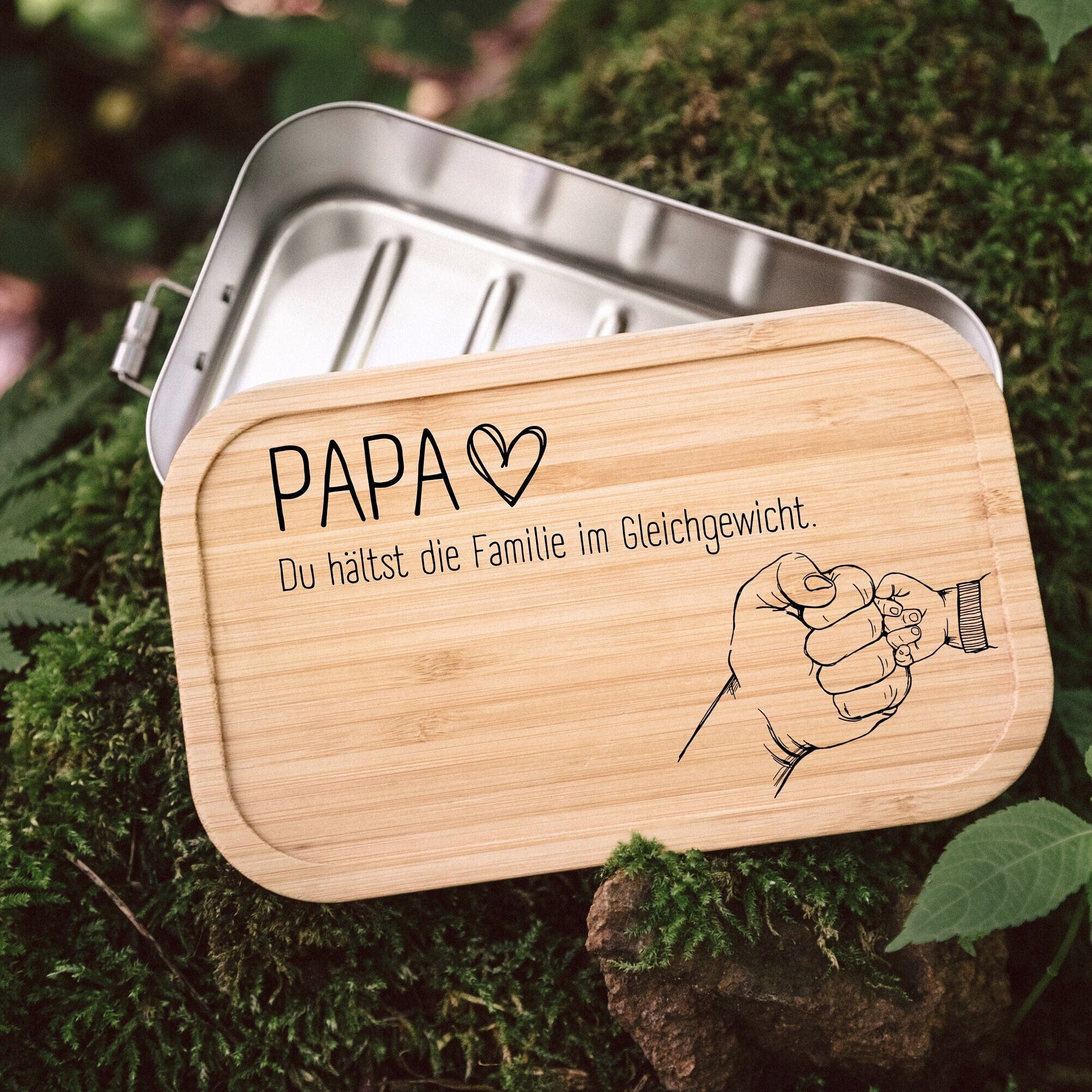 Brotdose Papa, Geschenk Papa, Vatertag Geschenk, Brotdose Männer, Geburtstagsgeschenk Papa, Bester Papa - abenteuernah