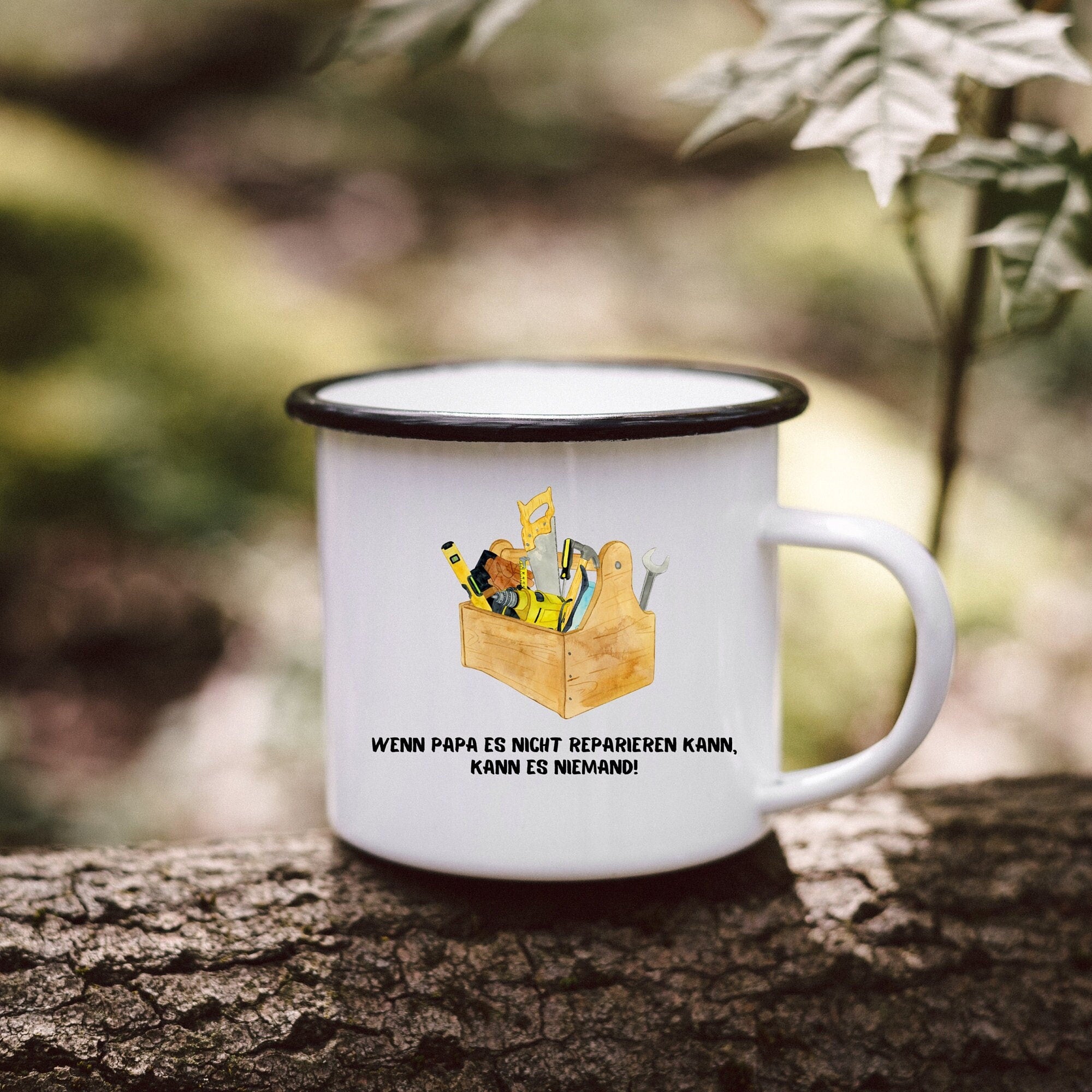 Vatertag, Papa reparieren, Papa Tasse, Geschenk Papa, Vatertag Tasse, Tasse personalisiert für Papa, Geschenk Kind Papa - abenteuernah