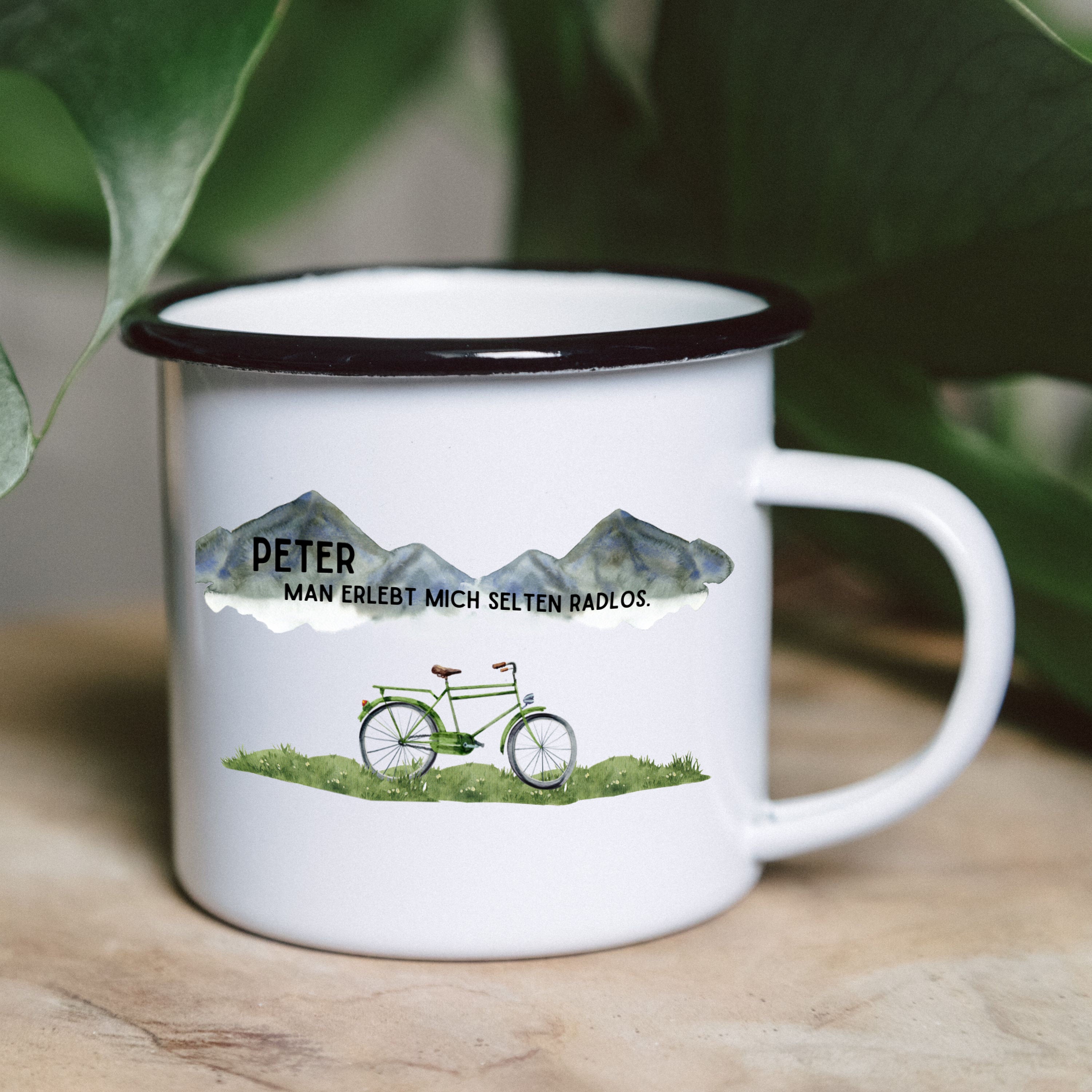 Tasse Berge, Tasse Fahrrad, Tasse Motorrad, Papa Tasse, Geschenk Papa, Männer Tasse, Tasse personalisiert für Papa, Fahrrad Geschenk - abenteuernah