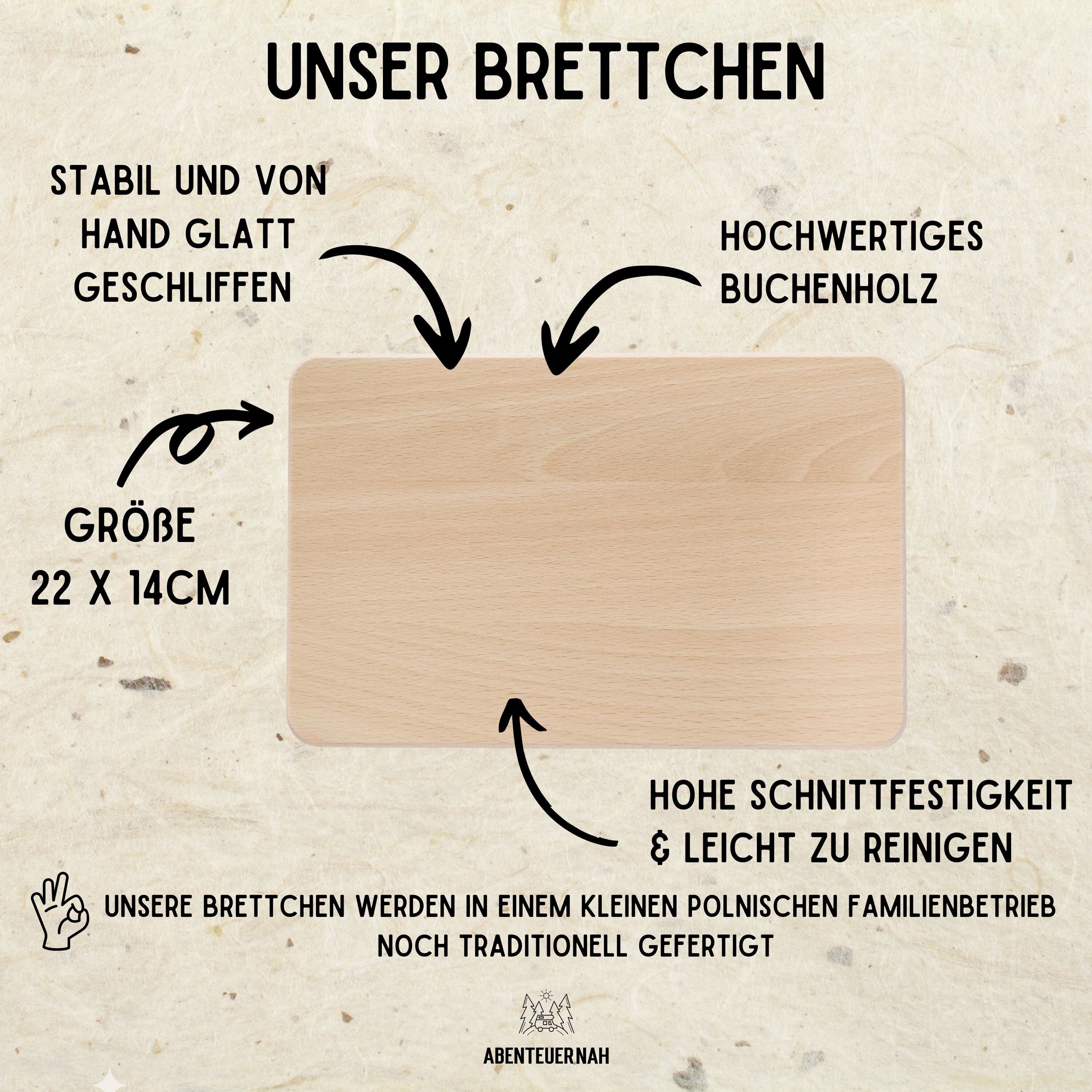 Brotzeitbrett Berge, Holzbrett Berge, Berge Brett, Frühstücksbrett personalisiert, Holzbrett mit Gravur, Schneidebrett - abenteuernah