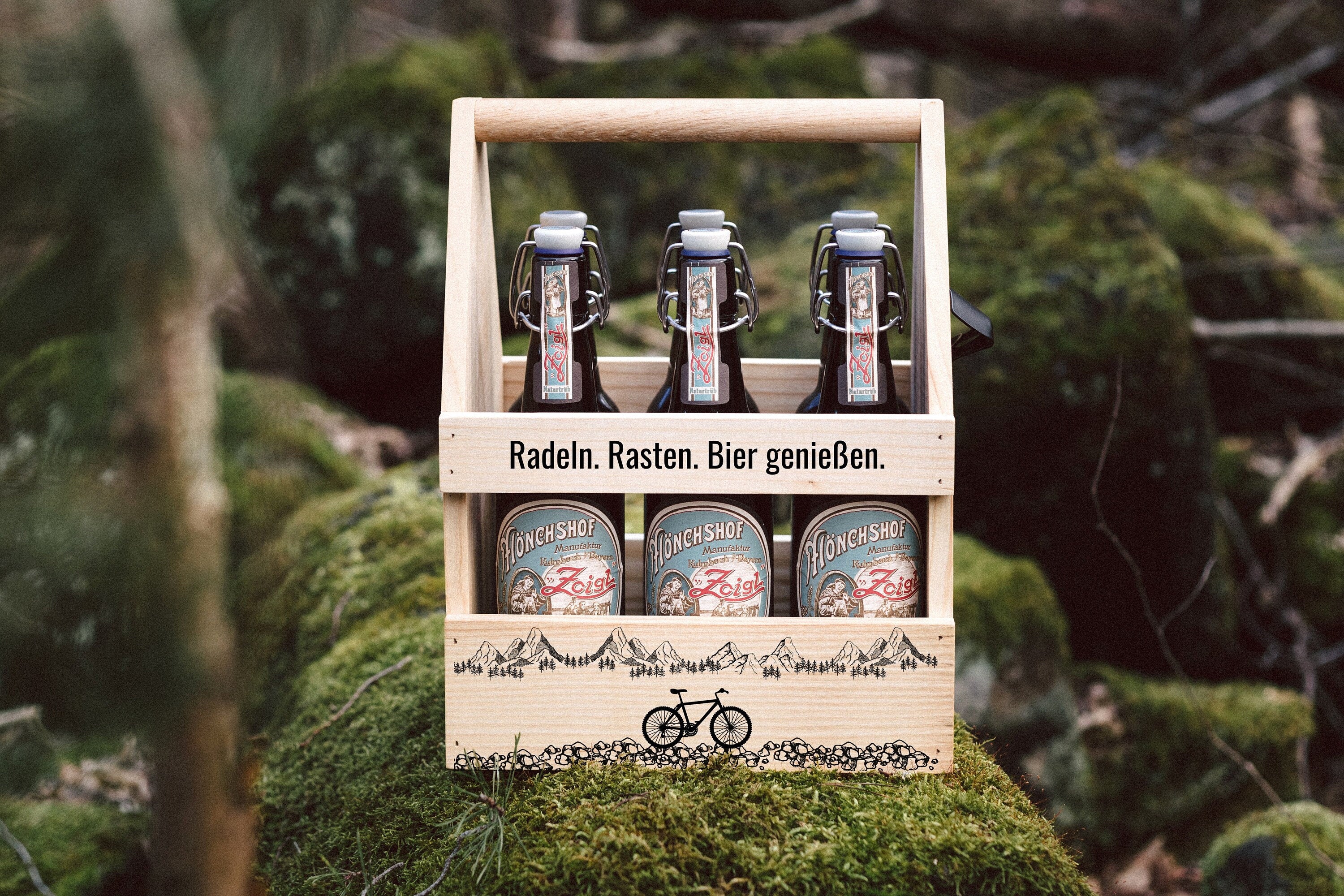 Fahrrad Geschenk, Bier Geschenk, Männerhandtasche Bier, Fahrrad und Bier, Geschenke für Radfahrer, Fahrrad Geburtstag - abenteuernah