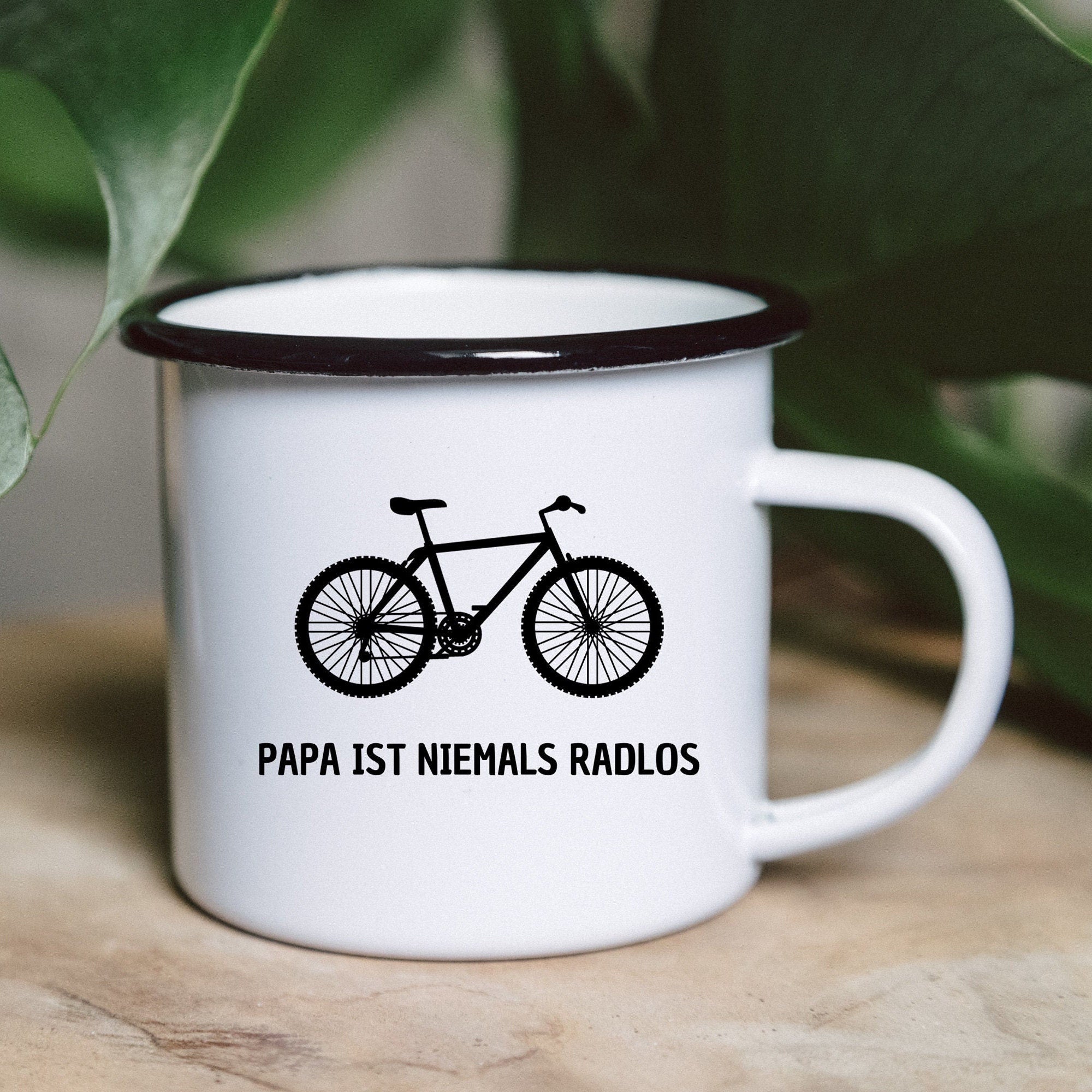 Vatertag, Papa Fahrrad, Papa Tasse, Geschenk Papa, Vatertag Tasse, Tasse personalisiert für Papa, Fahrrad Geschenk - abenteuernah