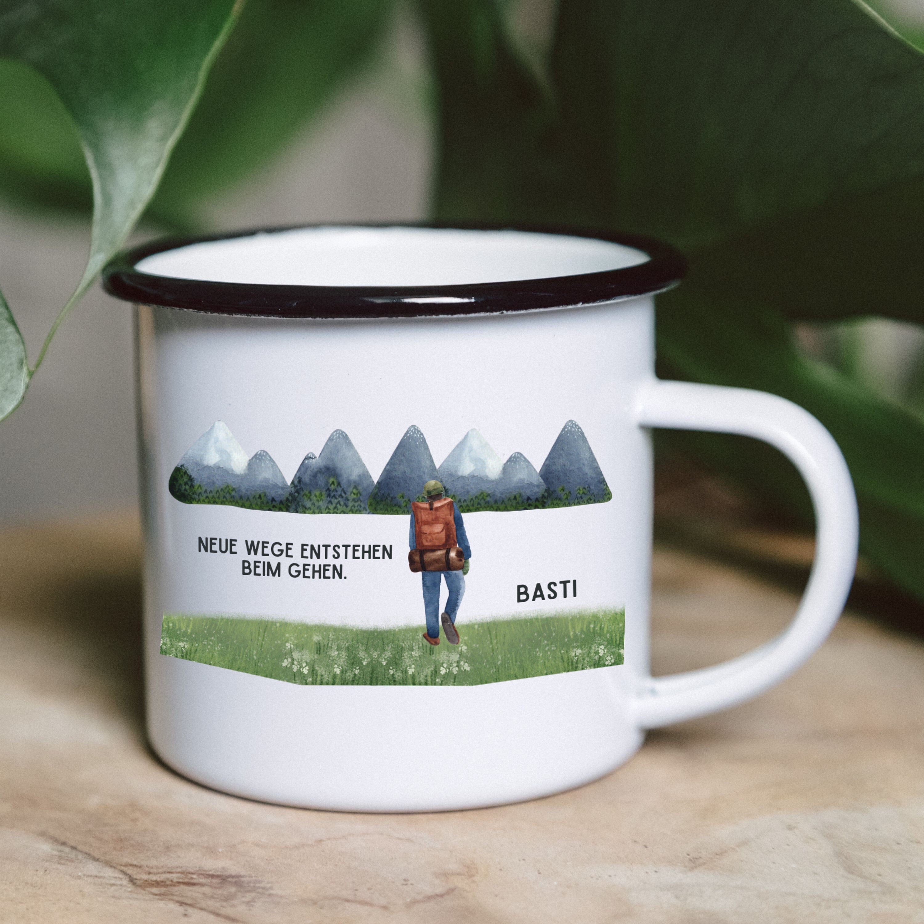 Tasse Berge, Tasse Fahrrad, Tasse Motorrad, Papa Tasse, Geschenk Papa, Männer Tasse, Tasse personalisiert für Papa, Fahrrad Geschenk - abenteuernah