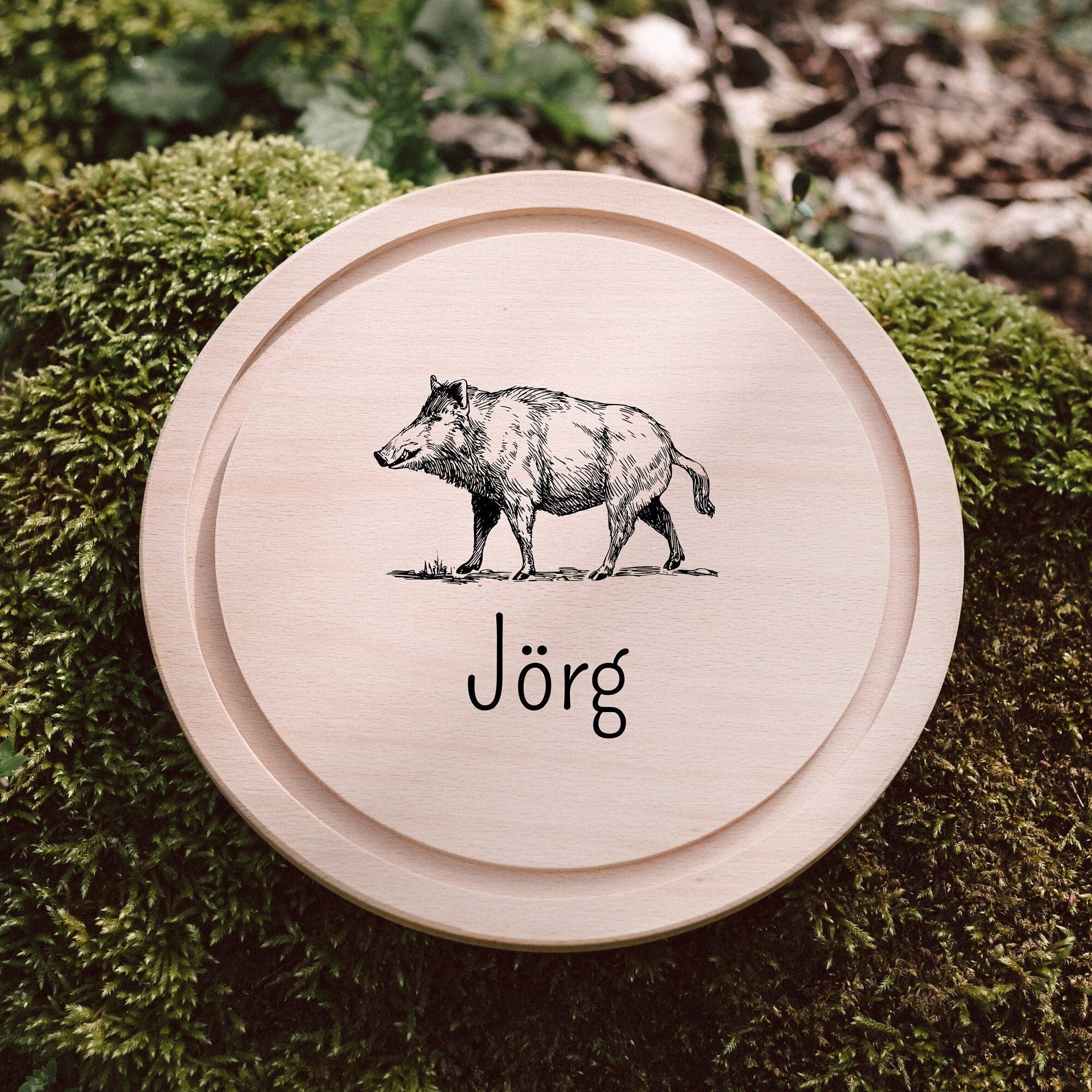 Wildschwein, Geschenke für Männer, Geschenk für Jäger, Opa Geschenk, Männer Geschenke, Wildschwein Brett - abenteuernah